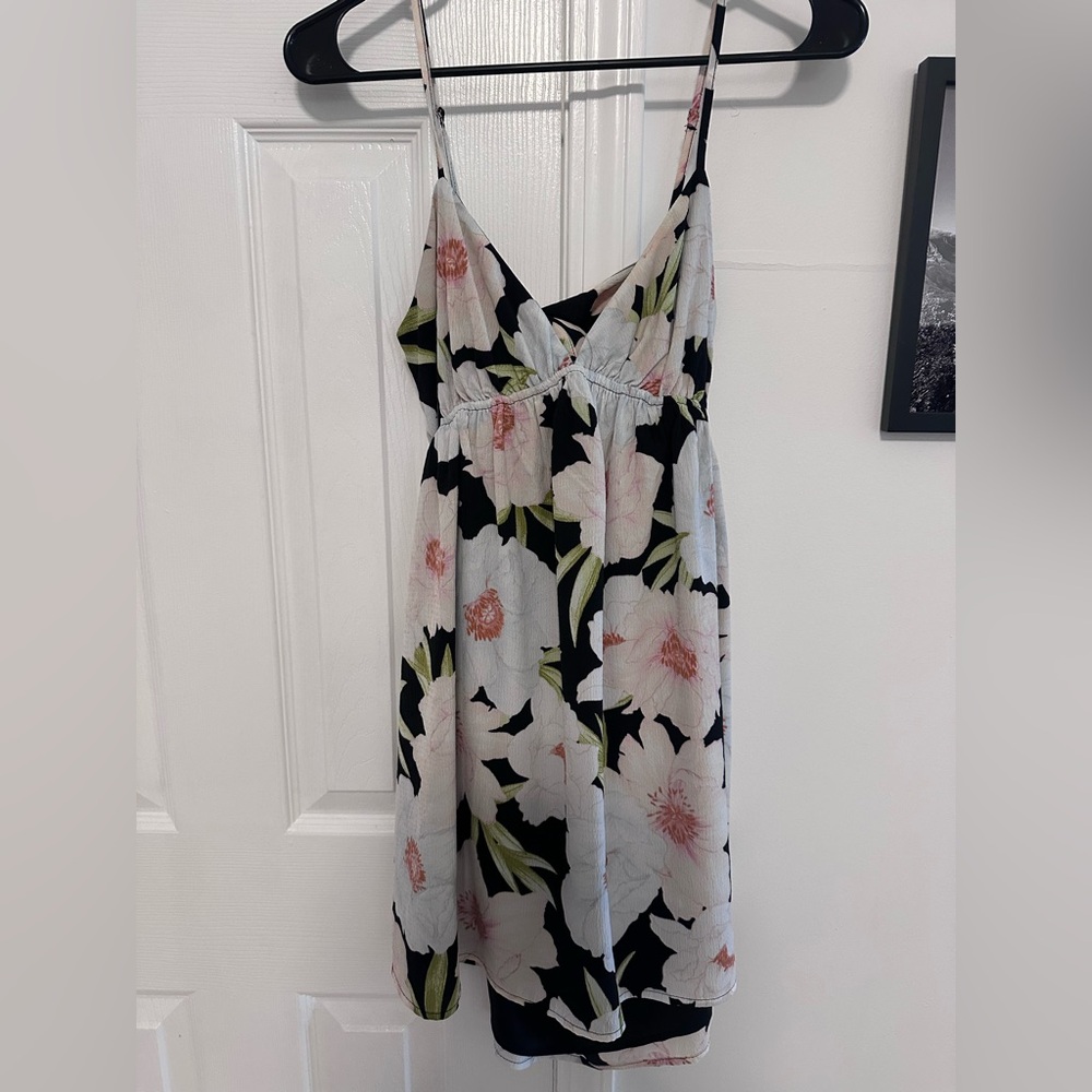 Floral Spaghetti-Strap Sundress